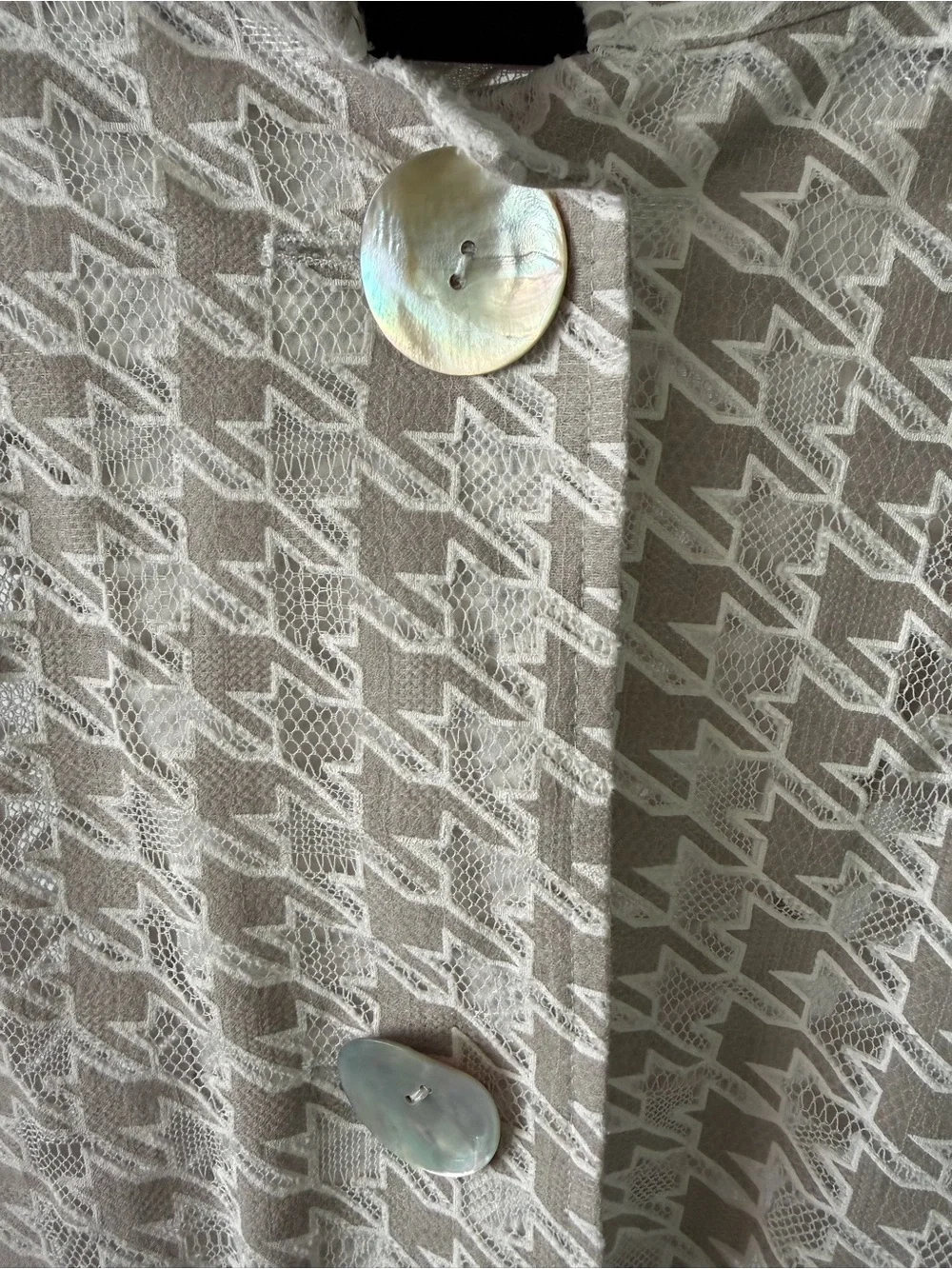 Neutral Multiples Button-Front Jacket - Picture 3 of 6